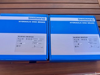 Juego Frenos Shimano MT401/MT420 4 pistones NUEVOS