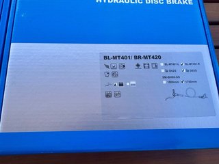 Juego Frenos Shimano MT401/MT420 4 pistones NUEVOS
