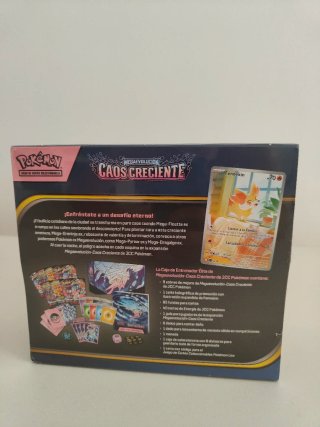Caja Entrenador Élite Pokémon Caos Creciente ETB