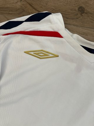 Camiseta Inglaterra Vintage Umbro Blanca 2007 2009