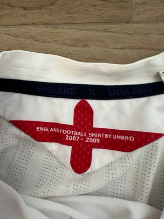 Camiseta Inglaterra Vintage Umbro Blanca 2007 2009