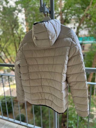 Abrigo plumífero Ecoalf beige