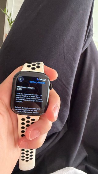 Apple Watch Series 10 salud batería 96%