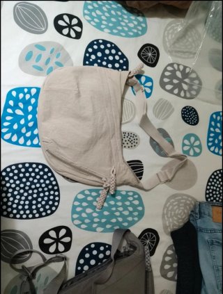 Bolso Beige y Gris