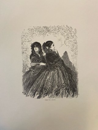 Lámina Joven Gitana de Valencia
