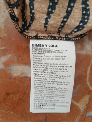 Vestido Bimba y Lola Estampado Rayas XS
