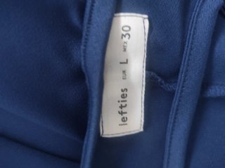 Vestido largo elástico azul