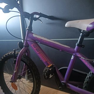 Bicicleta infantil 18'' lila