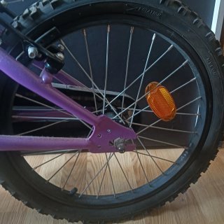 Bicicleta infantil 18'' lila