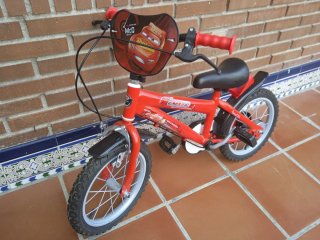 Bicicleta Infantil Rayo McQueen 95 14 pulgadas