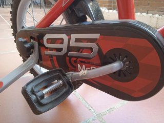 Bicicleta Infantil Rayo McQueen 95 14 pulgadas