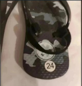 Chanclas infantiles camuflaje Talla 24