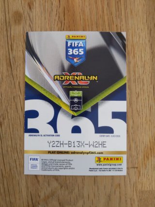 Adrenalyn Fifa 365 Fans Favourite azul