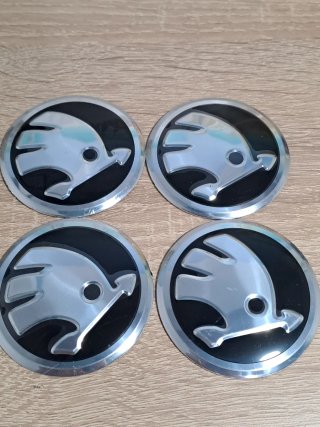 Emblemas Skoda 56 mm (4 unidades)