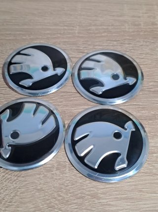 Emblemas Skoda 56 mm (4 unidades)