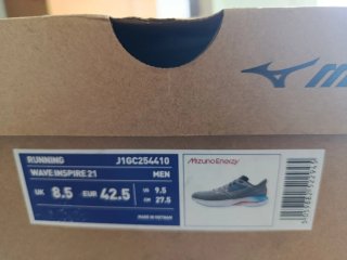 Zapatillas Mizuno wave inspire 21 talla 42,5.