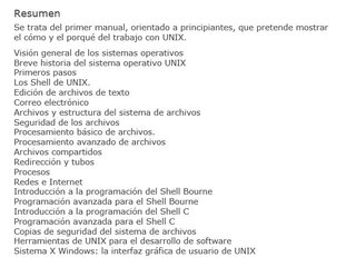 El libro de unix