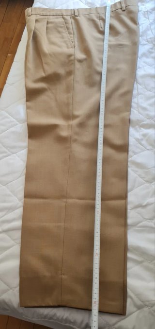 Lote 2 pantalones de verano beige y marron