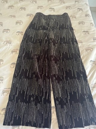 Traje Uterqüe terciopelo negro blazer+pantalón