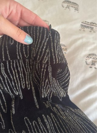 Traje Uterqüe terciopelo negro blazer+pantalón