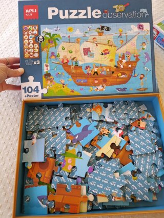 Lote 4 Puzles Infantiles