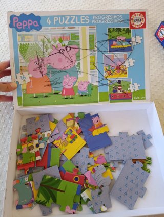 Lote 4 Puzles Infantiles