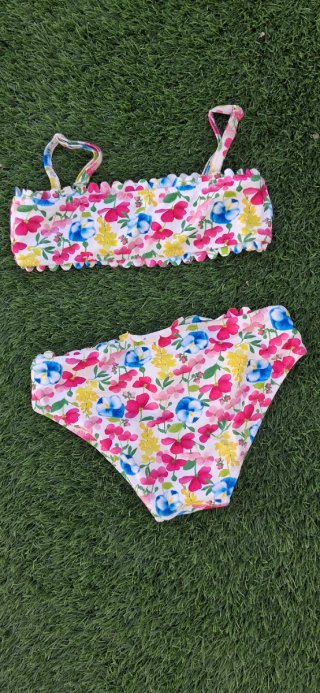 Bikini niña flores
