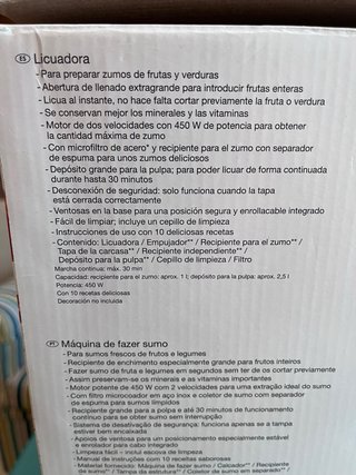 Licuadora SilverCrest para zumos