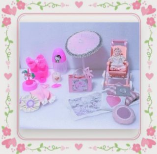 LOTE - Cochecito Silla Paseo Muñecos + Accesorios