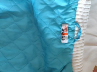 Abrigo Bershka Blanco Talla S