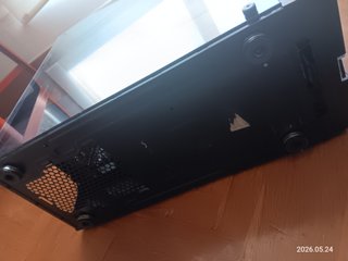 Caja PC Negra Con franja led