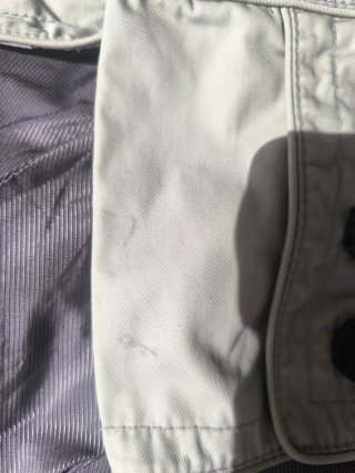 Gabardina Zara gris clara preciosa
