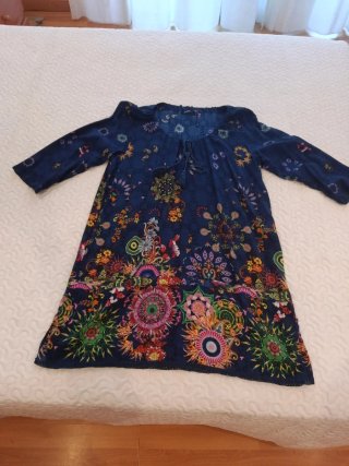 Vestido Desigual Talla xl Estampado