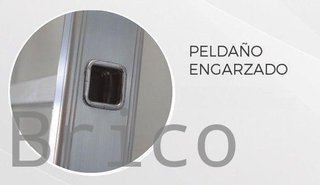 Escalera Aluminio 3x19 - 5+5+5 M - 80x25mm