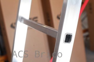 Escalera Aluminio 3x19 - 5+5+5 M - 80x25mm