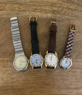 Omega Reloj de Pulsera Dorado y Plateado