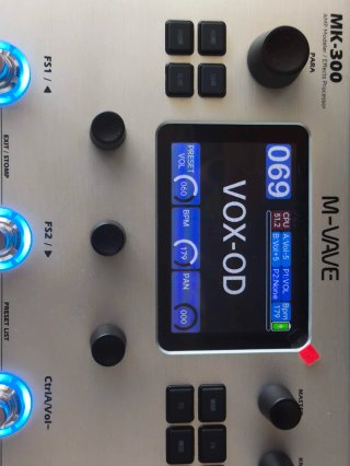 M-VAVE MK-300 Procesador Guitarra/Bajo