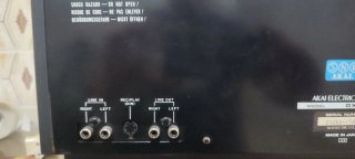Akai GXC-706D Platina Cassette Plata