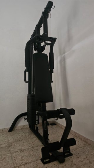 Maquina Multifucción, banquete, mancuernas, apoyo