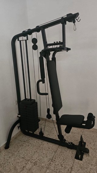 Maquina Multifucción, banquete, mancuernas, apoyo