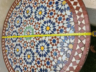 Mesa Marroquí Mosaico 80cm