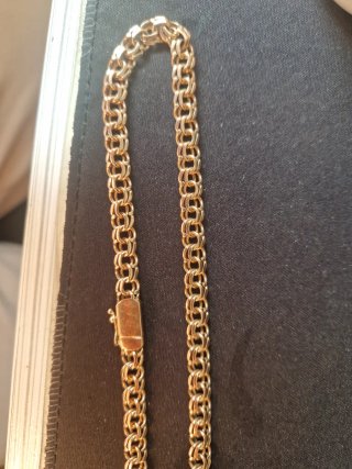 Cadena Oro 14K maciza