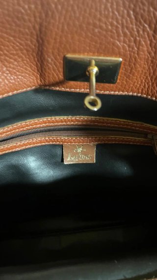 Bolso Piel Marrón Tipo Hermes