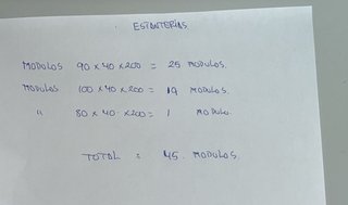Estanterías metálicas.