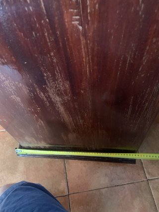 Mueble clásico de madera.