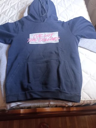 Sudadera con estampado de billete