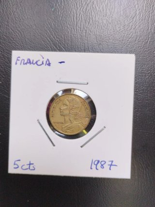 Monedas Francia 1987