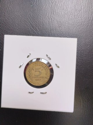 Monedas Francia 1987