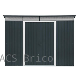 Caseta Metálica Top Shed Pent Roof Antracita 173x263x201 cm - Duramax