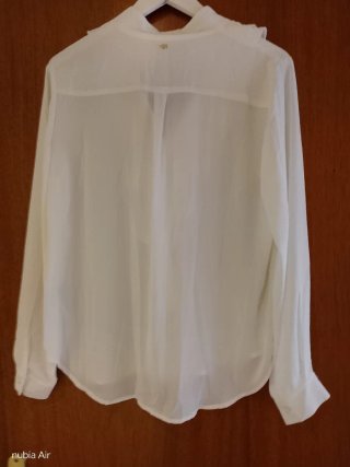 Blusa Pedro del Hierro Blanca Elegante